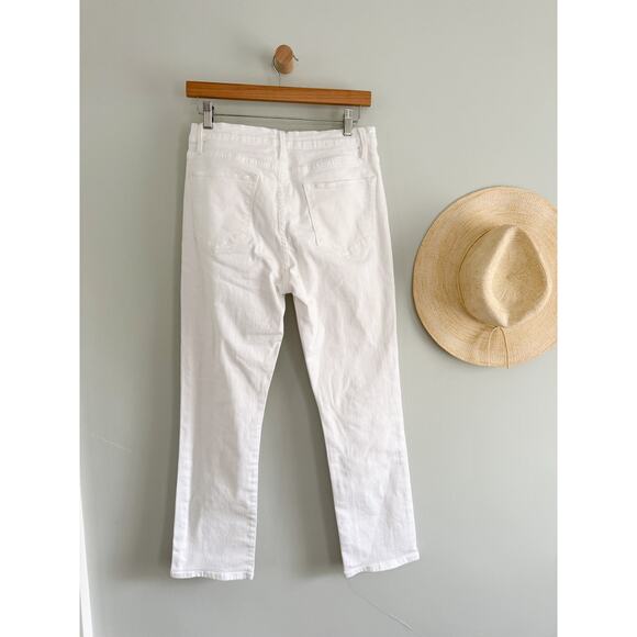 FRAME | Le High straight-leg jeans in White | Sz 29 - Picture 6 of 8